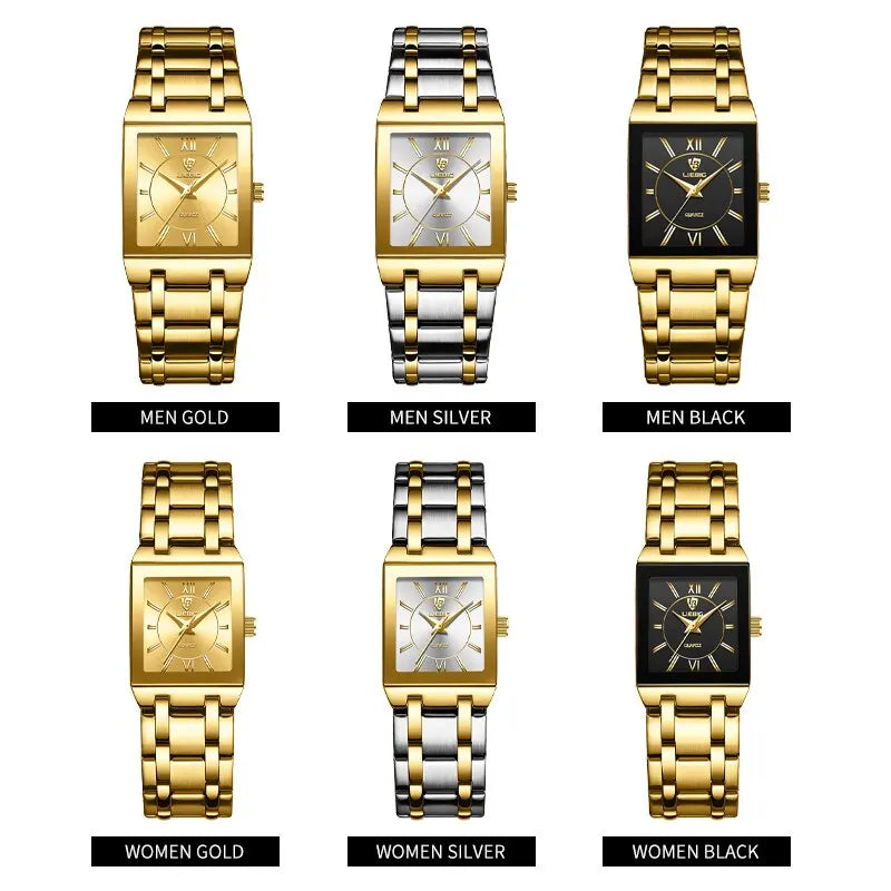 Luxury Quartz Wristwatch for Women Men Waterproof Fashion Watch