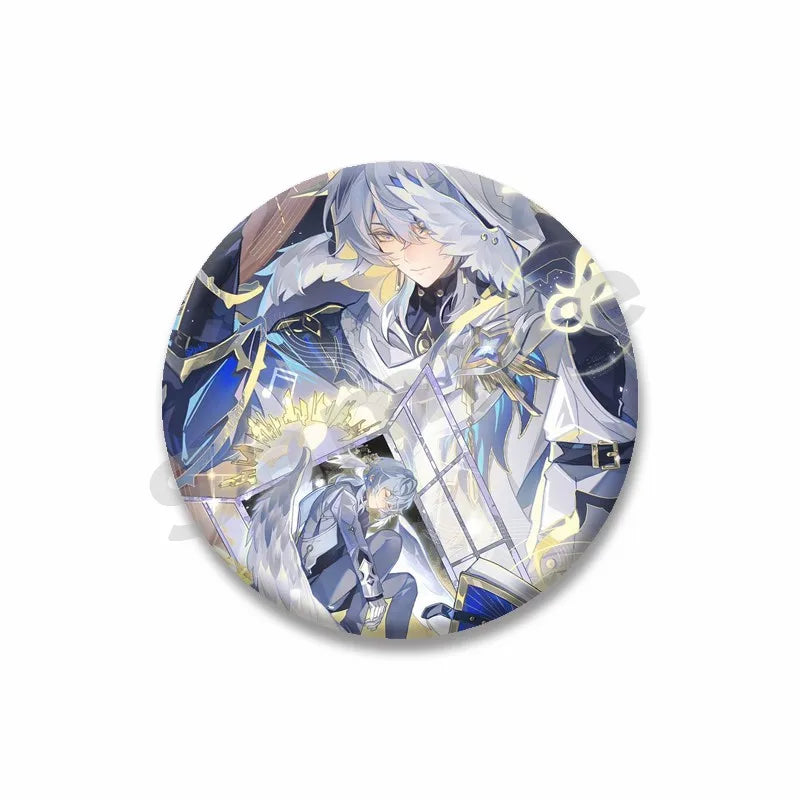 Honkai Star Rail Brooch Pin Set - Cute Cartoon Badge Accessories for Clothes & Backpack
