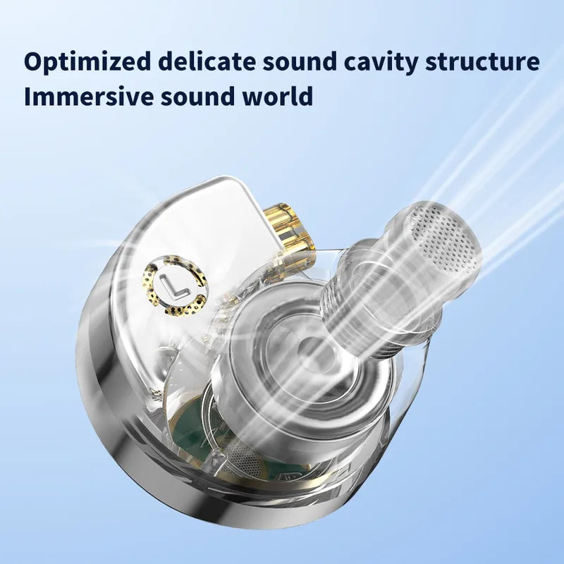 High-Performance In-Ear Monitors with Diamond Diaphragm & Detachable Cables