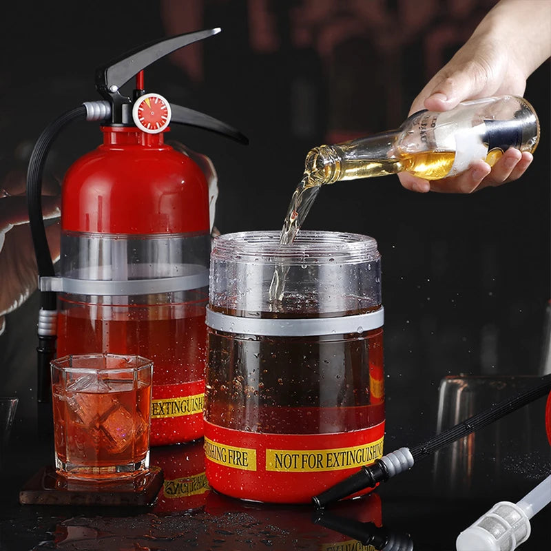 1.5L Beer Dispenser with Fire Extinguisher Design - Party Beverage Pourer