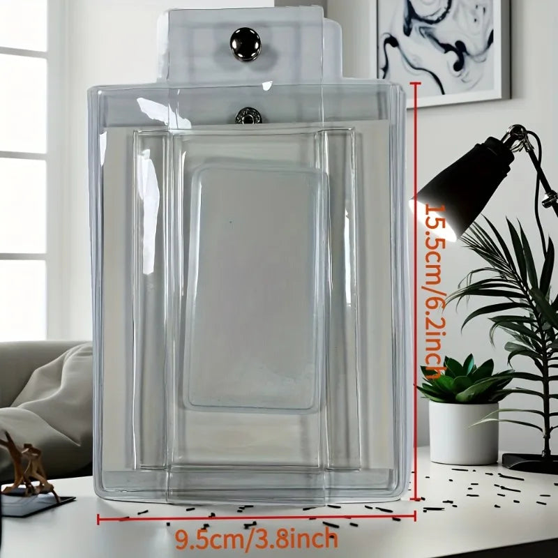 Clear Plastic Watches Display Cases Pack Jewelry Storage Organizer Bags