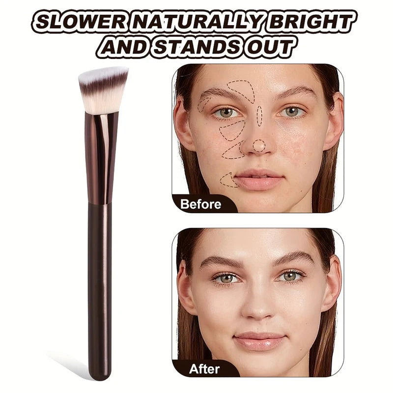 6-Piece Dual-Ended Makeup Brush Set with Soft Dense Bristles - Vegan, Custom Logo