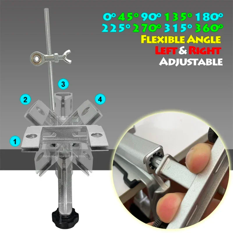 Professional Knife Sharpener with Diamond Whetstone Aluminum Alloy Fixed Angle Kitchen Tool