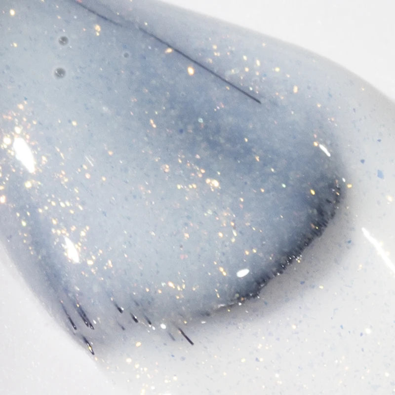 Semi Permanent UV Nail Gel Base Coat with Pearl Shine - 15ML, Self-Leveling Construction Gels