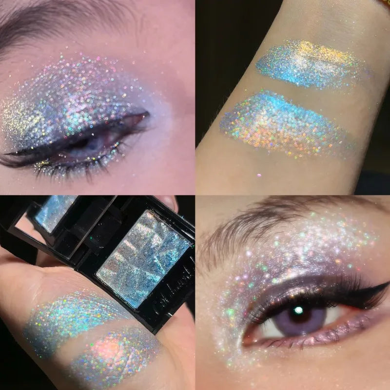 Vegan Gradient Eyeshadow Palette Waterproof & Long-Lasting – Easy Blending, Duochrome Shimmer Eye Makeup