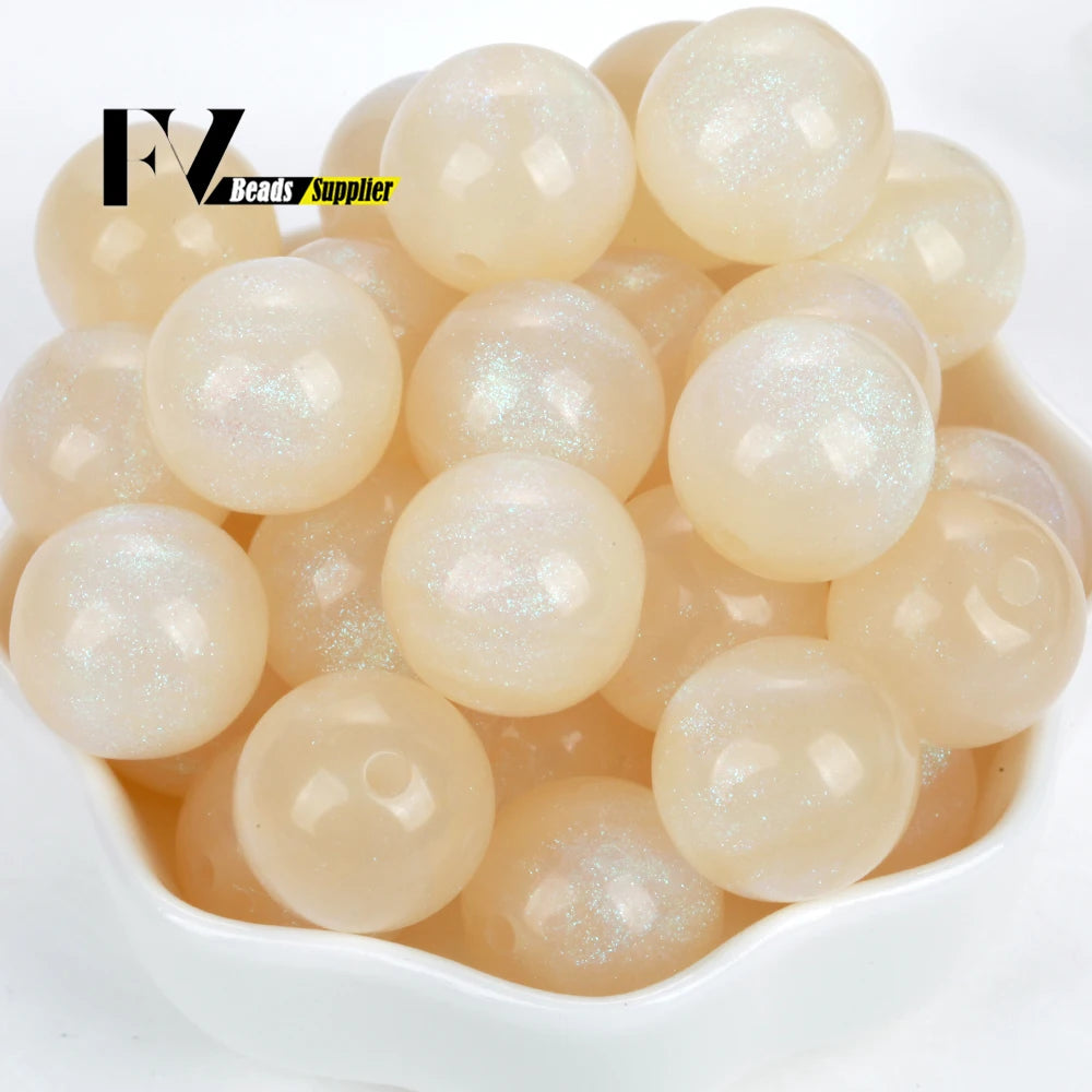 Imitation Cat Eye Round Beads for Jewelry Making - 8-20mm, Assorted Colors, 100pcs