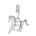 Sterling Silver Charms Bead for Bracelets & Necklaces - Cat Heart & Clip Jewelry