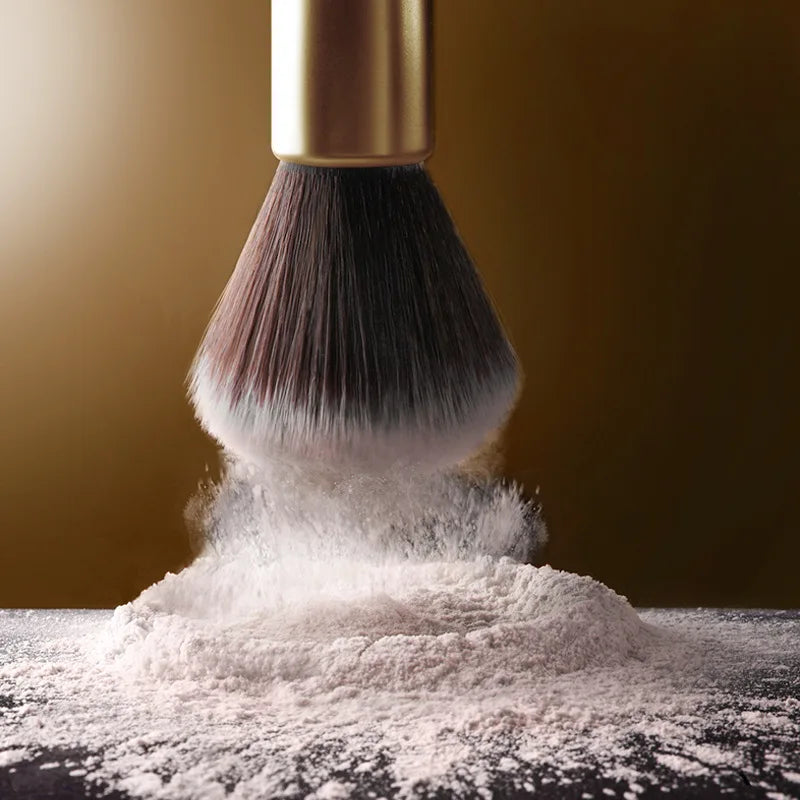Loose Powder Face Setting Makeup Finishing Powder Waterproof with Puff