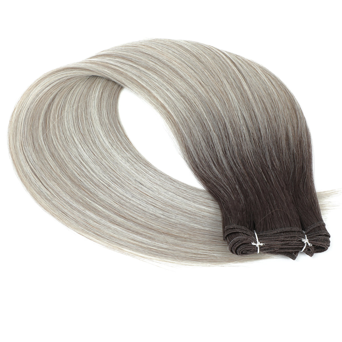 Synthetic Hair Extensions Blonde Straight Bundles Heat Resistant 12-38 Inch