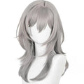 Gray Gradient Cosplay Wig for Anime & Gaming - Heat Resistant Synthetic Hair