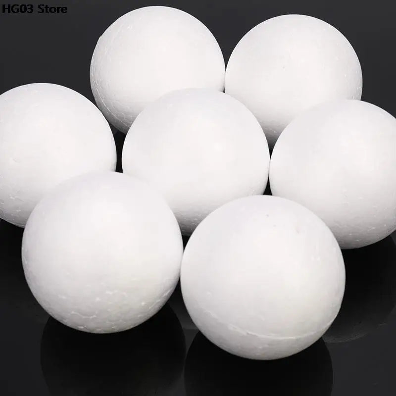10 Pack 7cm Foam Spheres for DIY Party Wedding Decorations - Styrofoam Balls