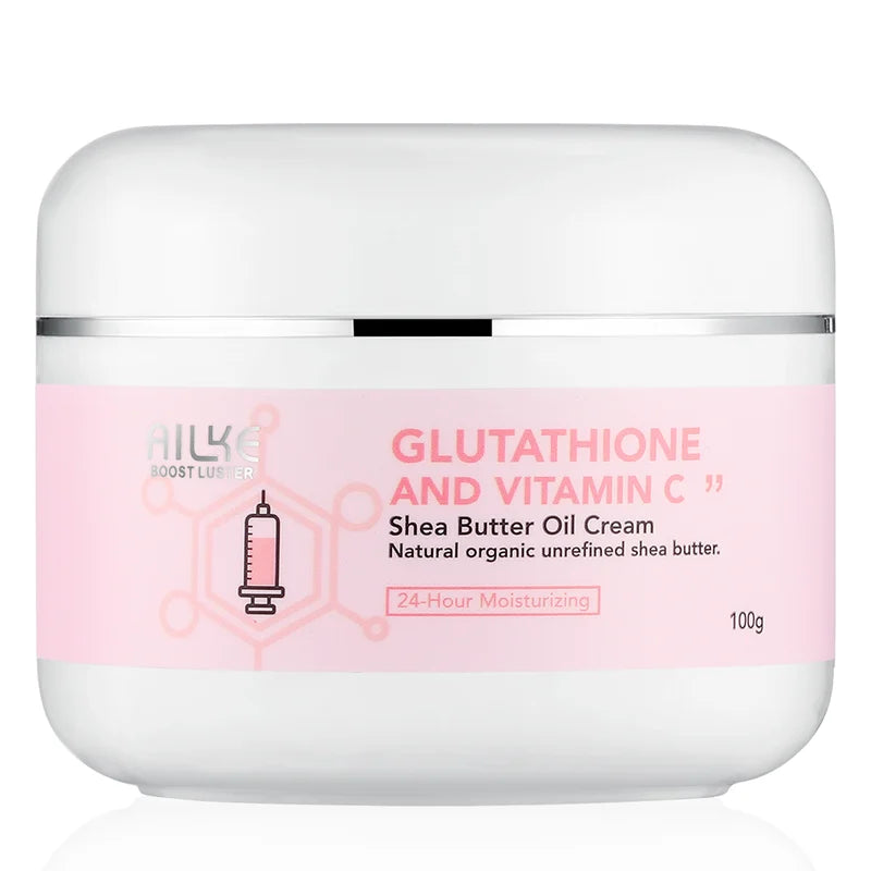 Whitening & Lightening Body & Face Cream with Shea Butter & Glutathione - Hydrating Skin Care
