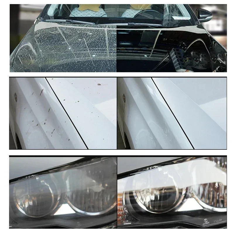 Car Wax Crystal Plating Set - Hard Glossy Paint Coating Waterproof Film