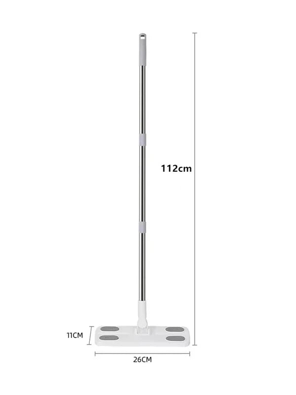 Disposable Flat Mop Cloths for Wet & Dry Floor Cleaning - 360° Rotating, Household Dust Removal