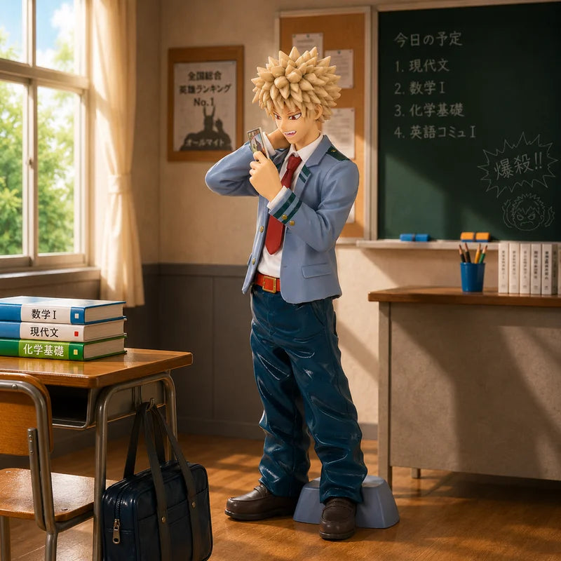 Anime Figure Katsuki Bakugo Collectible Statue Gift for Fans