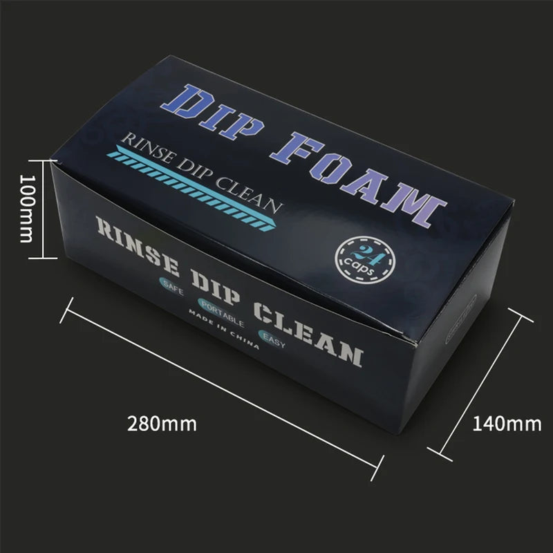 Disposable Tattoo Needle Cleaning Sponge Cup - Hygienic Ink & Tip Cleaner