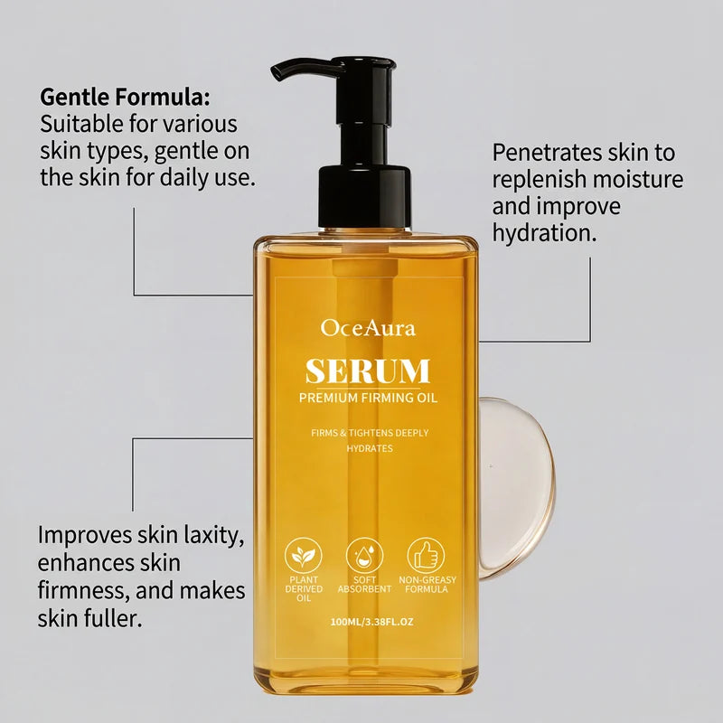 Firming Body Oil for Skin Hydration and Brightening - 100ml Moisturizer