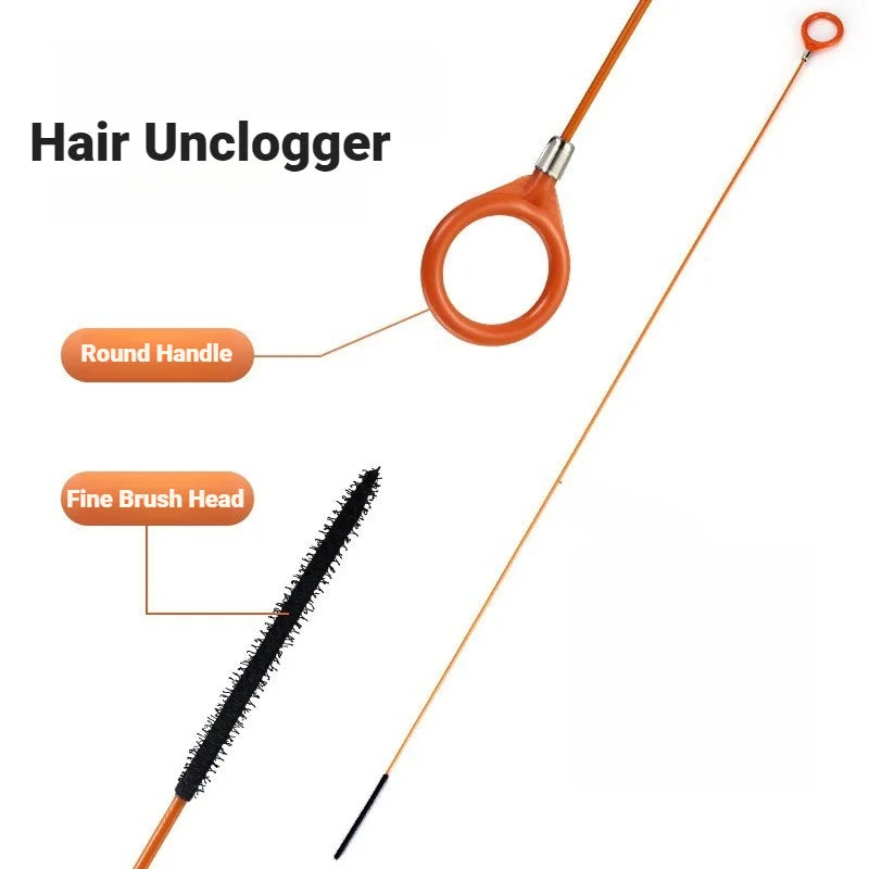 Drain Cleaner Tool Unclogs Hair & Debris for Sink Bathroom Kitchen Drainage
