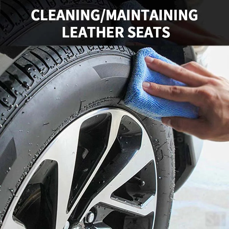 Car Polishing & Waxing Sponge Kit - Microfiber Detail Tool Set for Auto Interior & Exterior