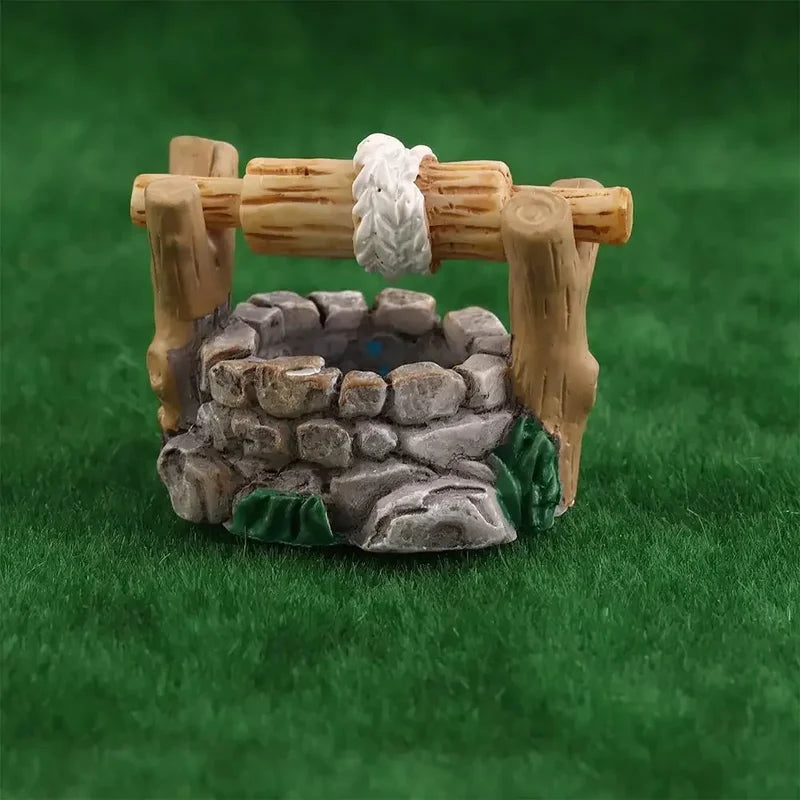 Miniature Fairy Garden Lawn Ornament Pot - Resin Decor for DIY Micro Landscape