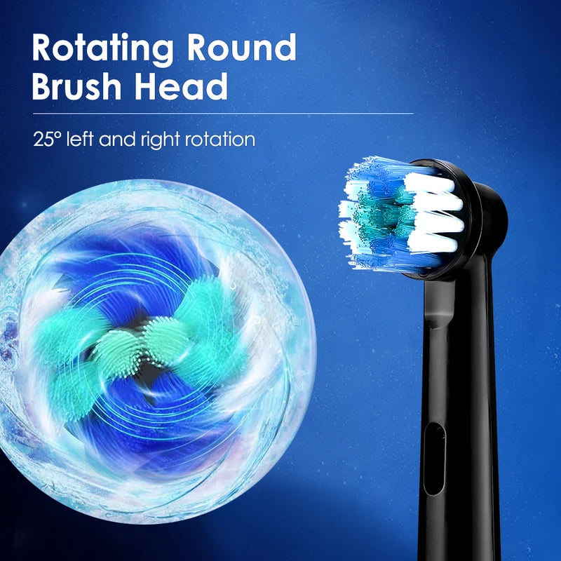 Electric Toothbrush Cordless Rechargeable Waterproof with Multiple Modes for Adults