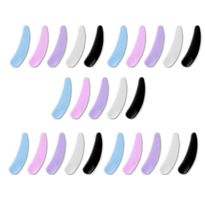 25pcs Cosmetic Mask & Face Cream Spoon Set - Mini Facial Scraper & Eye Cream Applicator
