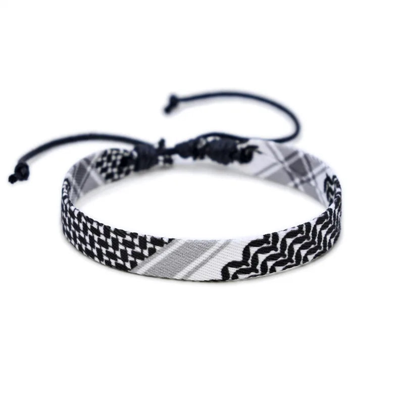 Ethnic Woven Bracelet for Women and Men Handmade Summer Jewelry