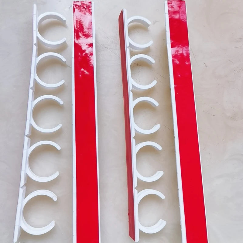 2/4PCS Spice Bottle Rack Kitchen Wall Organizer Clips for Cabinets