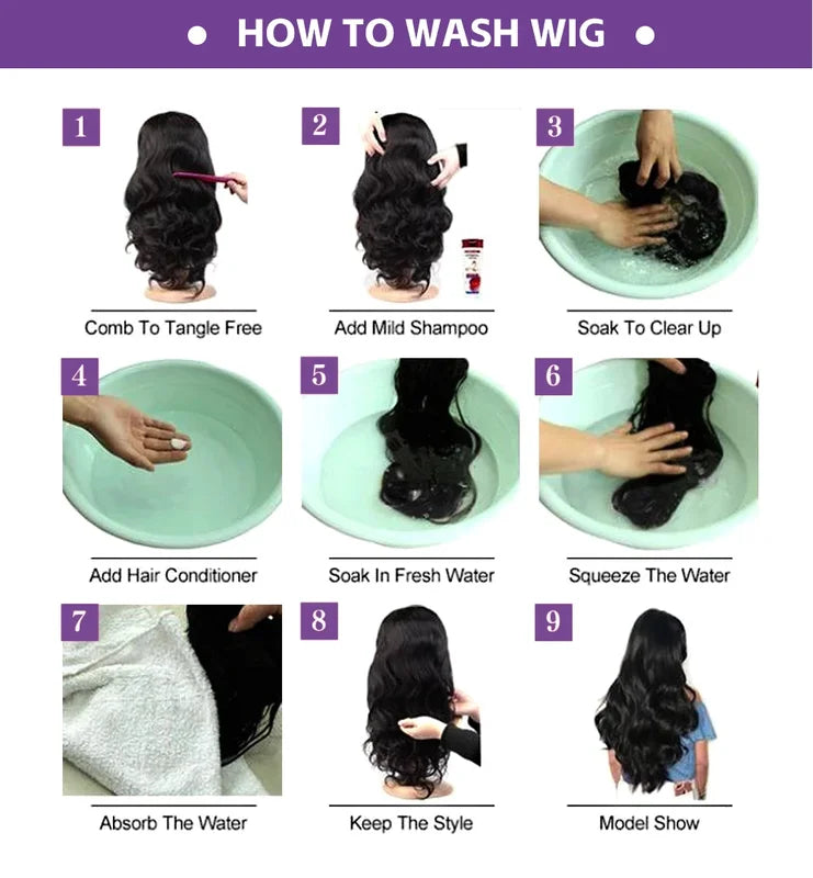 Pre-Plucked Human Hair Wigs with Lace Front & 250% Density - Straight Bob Wigs for Women