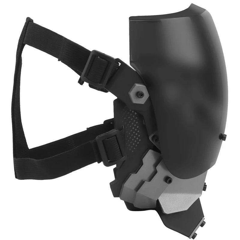 Tactical Full Face Mask Breathable Cosplay Helmet for Halloween and Airsoft