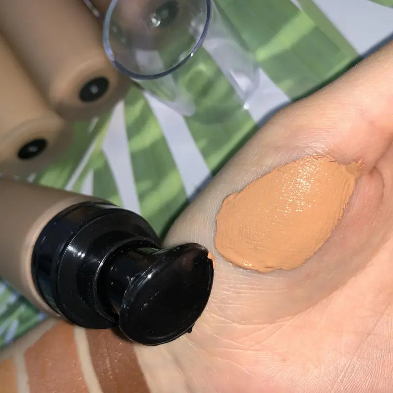Waterproof Matte Liquid Foundation with Full Coverage & Oil Control