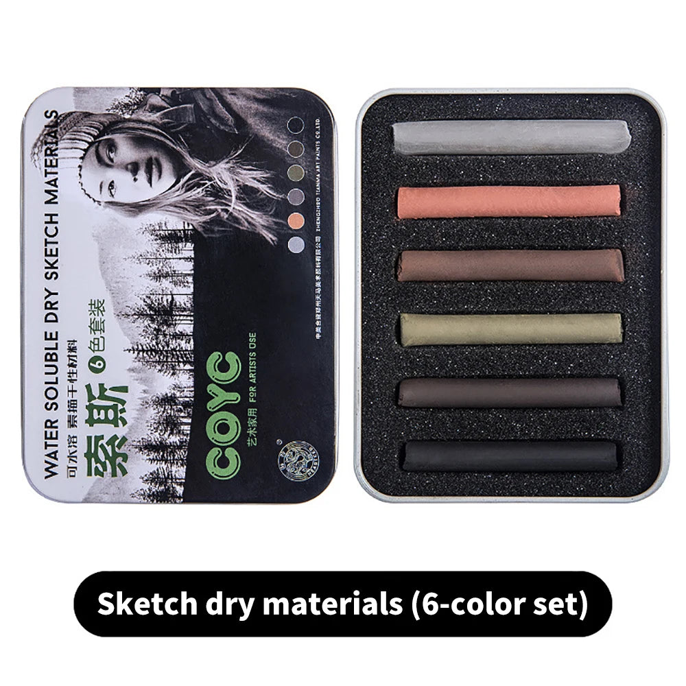 Soft Pastels for Artists Sketching and Drawing - Blendable Pigments Set