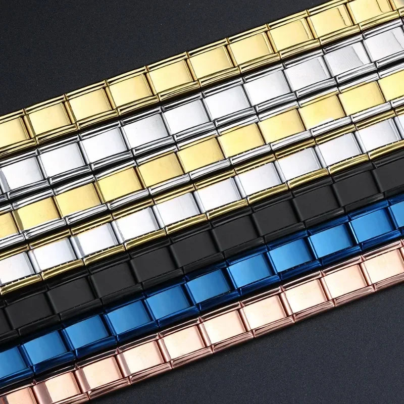 Fashion Jewelry Bracelet Links for 9mm Stainless Steel Jewelry Making – Multiple Colors