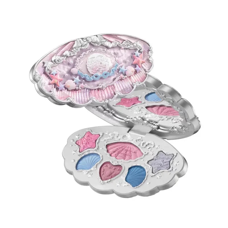Colorful Eye Shadow Palette with Glitter & Matte Shades - Flower Knows