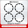 20-Inch Wheel Hub Ring Protection Cover for Tesla Model Y 2020-2024 - Full Rim Design