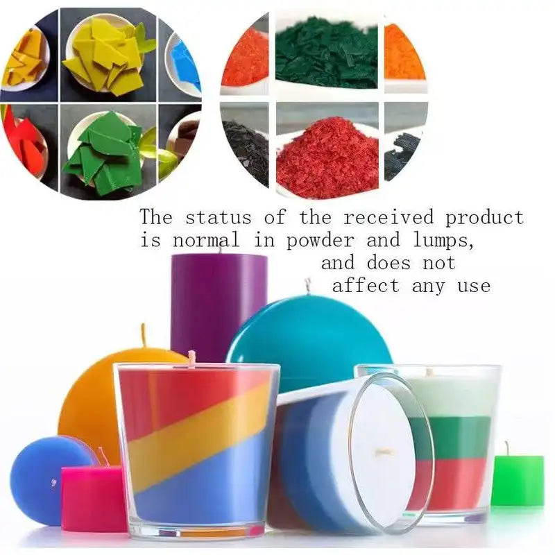 DIY Candle Wax Pigment Colorant - Non-Toxic Soy & Paraffin Candle Dyes