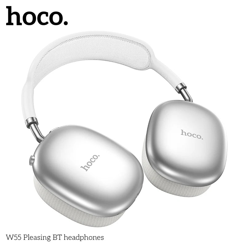 Wireless Over-Ear Bluetooth Headphones with Microphone, HiFi Stereo Sound, 40mm Drivers