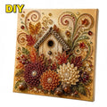 Autumn Pearl Painting Kit - 5D Diamond Art Crafts for Pumpkin Decor