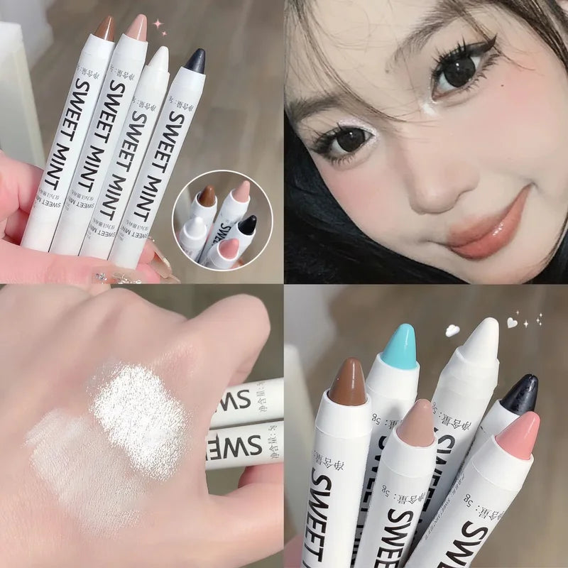 Multicolor Glitter Eyeliner Stick with Brightening & Highlighting Function - 13 Shades