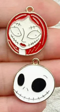 10 pcs Enamel Halloween Charms for Jewelry Making DIY Crafts & Gifts