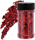 Silver Holographic Nail Glitter Mix 50g Chunky & Fine Glitter for Nail Art & Crafts