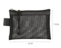 Mesh Coin Purse Wallet for Women Clear Zipper Storage Bag Small Purse