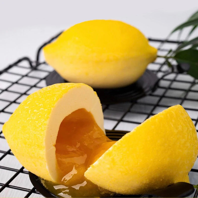 French Dessert Cake Decorating Silicone Mold - 3D Lemon Shape for Pastry Baking