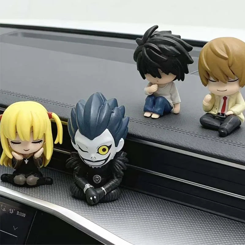 Death Note Q-Style Sleeping Character Mini Car Decoration Anime Gift Set