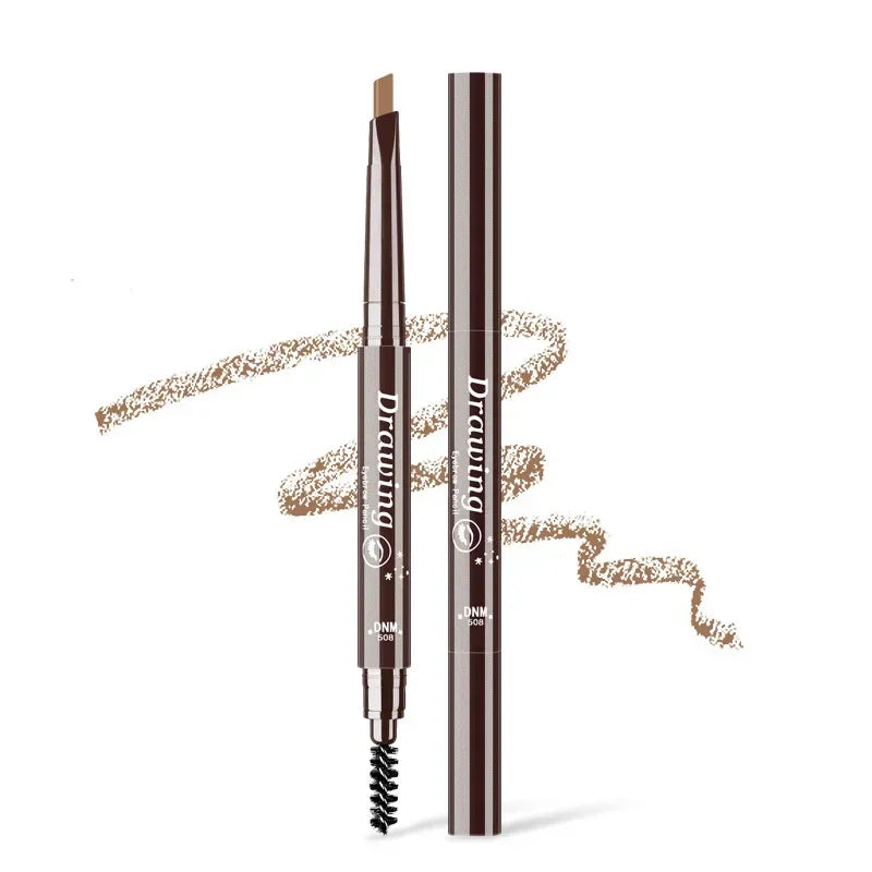 Waterproof Long Lasting Eyebrow Pencil Double-Ended Makeup Pen - Natural & Easy To Use