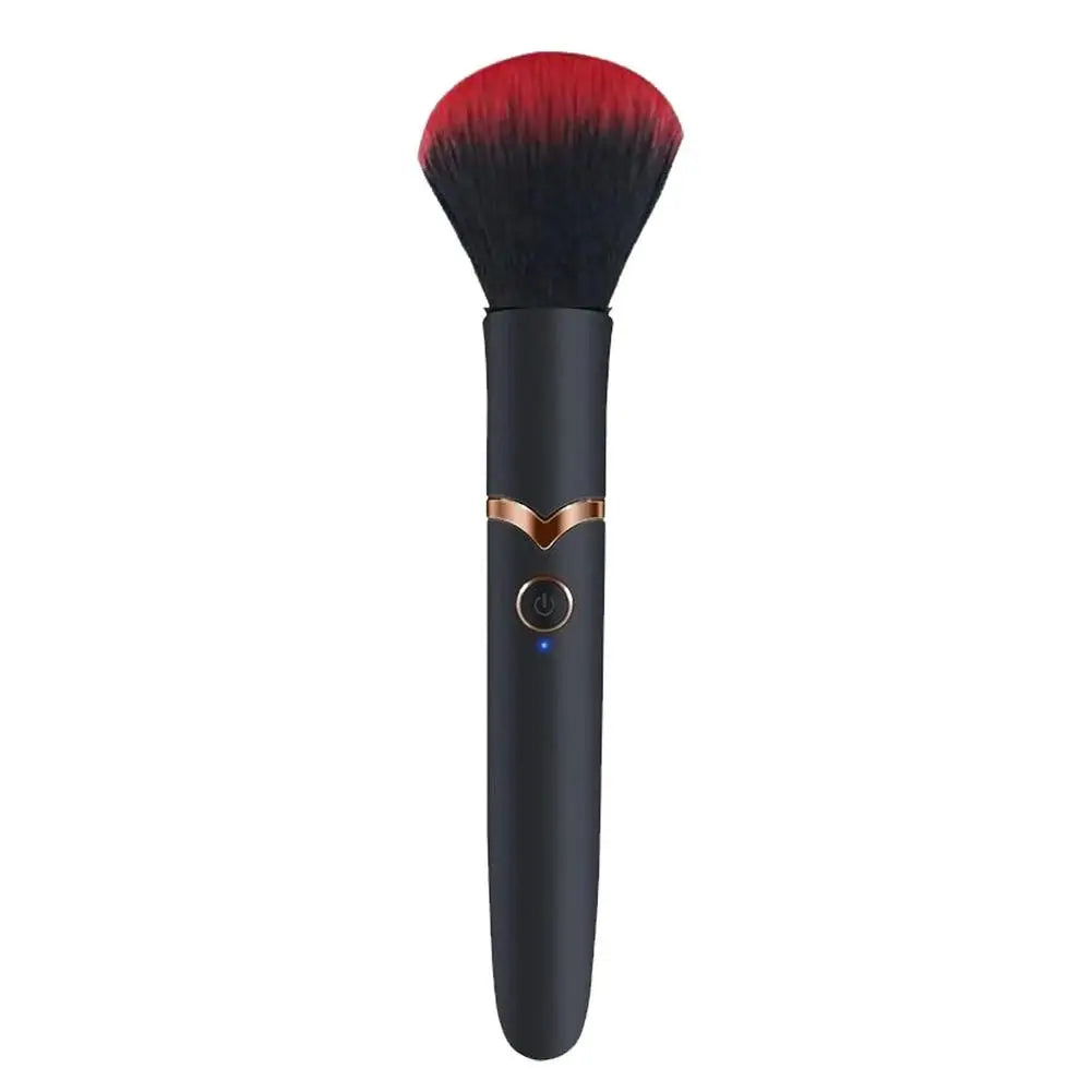 Electric Multi-Function Soft Fluffy Makeup Brush with Vibration Rechargeable Tool