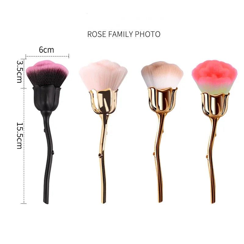 High-Quality Nail Art Brush for Acrylic and Gel Polish Cleaning - Multiple Handle Colors