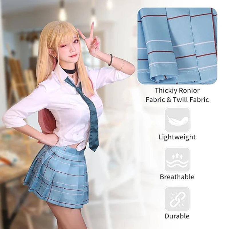 Anime Cosplay Costume Dress for Women - My Dress Up Darling Kitagawa Marin Style