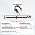 Heavy Duty Trailer Ratchet Tie Down Straps with Padded Handles - Cargo & Motorcycle Securement (4pcs)