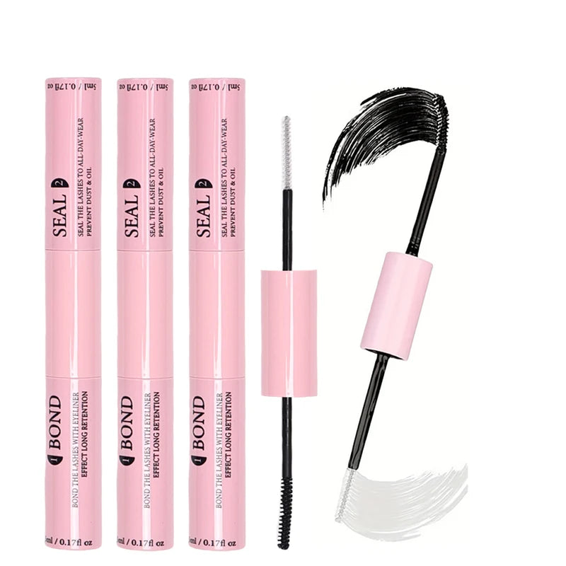 3 Pieces Adhesive and Sealing Eyelash Glue 2-in-1 for DIY False Eyelashes